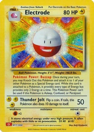 Electrode — Trading Card Game Classic Pokémon TCG card by Keiji Kinebuchi