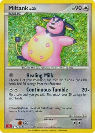 Miltank — Trading Card Game Classic Pokémon TCG card by Abosolute Anny