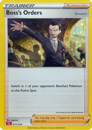 Boss's Orders (CLC) — Trading Card Game Classic Pokémon TCG card by nagimiso