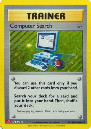 Computer Search (CLC) — Trading Card Game Classic Pokémon TCG card by Keiji Kinebuchi