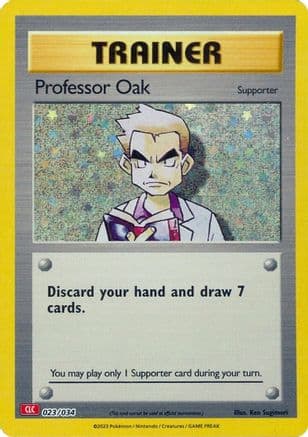 Professor Oak (CLC) — Trading Card Game Classic Pokémon TCG card by Ken Sugimori