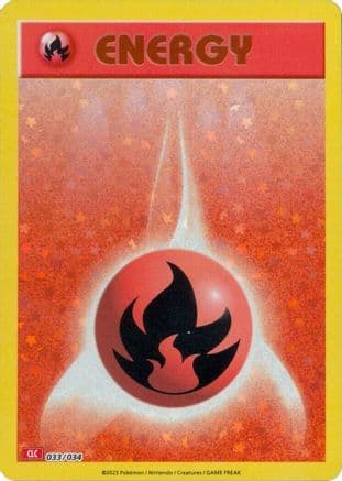 Basic Fire Energy — Trading Card Game Classic
