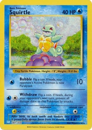Squirtle — Trading Card Game Classic Pokémon TCG card by Mitsuhiro Arita