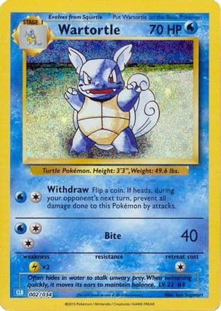 Wartortle — Trading Card Game Classic Pokémon TCG card by Ken Sugimori