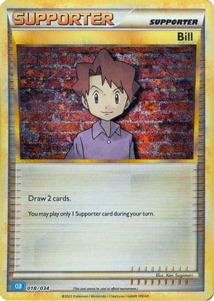 Bill (CLB) — Trading Card Game Classic Pokémon TCG card by Ken Sugimori