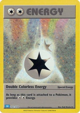 Double Colorless Energy (CLB) — Trading Card Game Classic Pokémon TCG card by Keiji Kinebuchi
