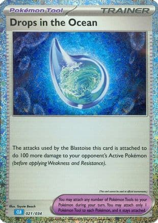 Drops in the Ocean — Trading Card Game Classic Pokémon TCG card by Ayaka Yoshida