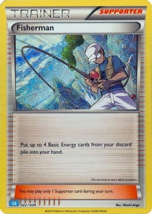 Fisherman — Trading Card Game Classic Pokémon TCG card by Hitoshi Ariga