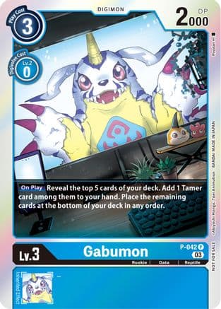 Gabumon (Winner Pack -Blast Ace-) — Digimon Promotion Cards