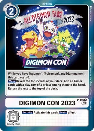 Digimon Con 2023 (Official Tournament Pack Vol.11) — Digimon Promotion Cards