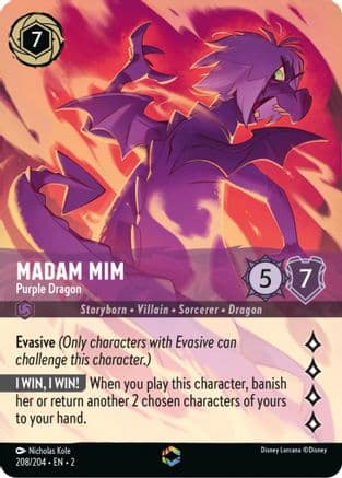 Madam Mim - Purple Dragon (Enchanted) — Rise of the Floodborn