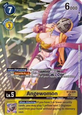Angewomon - BT3-039 (Gift Box 2023) — Release Special Booster 1.0 Digimon Card Game card by Akiyoshi Hongō, Toei Animation