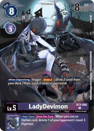 LadyDevimon - BT3-088 (Gift Box 2023) — Release Special Booster 1.0