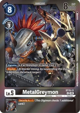 MetalGreymon (Gift Box 2023) — Digimon Card Game card