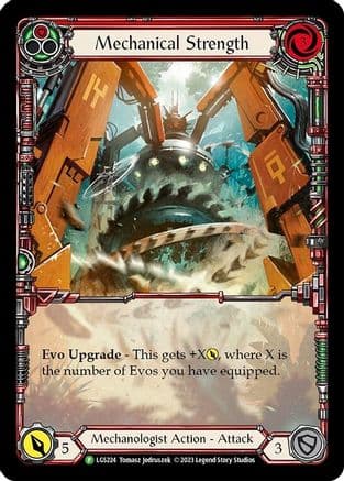 Mechanical Strength (Red) - LGS224 — Flesh and Blood: Promo Cards