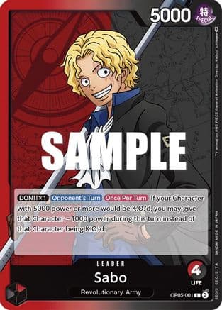 Sabo (001) — Awakening of the New Era