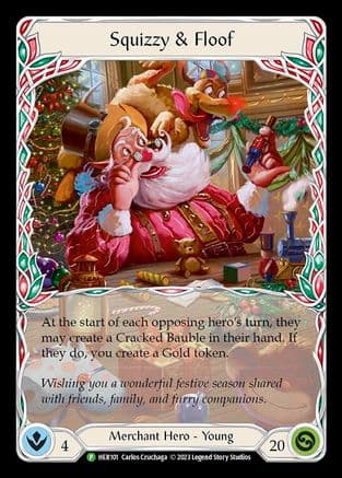 Squizzy & Floof - HER101 — Flesh and Blood: Promo Cards