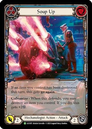 Soup Up (Blue) - LGS197 — Flesh and Blood: Promo Cards