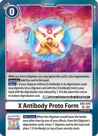 X Antibody Proto Form — Animal Colosseum