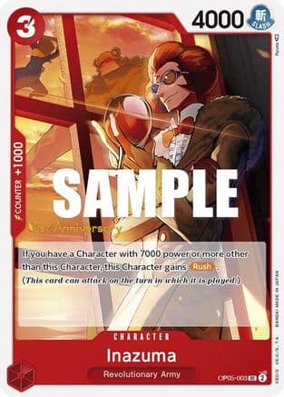 Inazuma — Awakening of the New Era: 1st Anniversary Tournament Cards