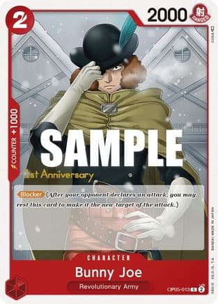 Bunny Joe — Awakening of the New Era: 1st Anniversary Tournament Cards One Piece Card Game card by COGA