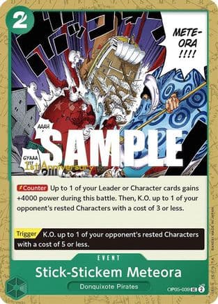 Stick-Stickem Meteora — Awakening of the New Era: 1st Anniversary Tournament Cards