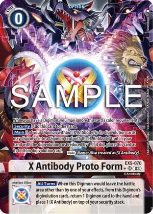 X Antibody Proto Form (Alternate Art) — Animal Colosseum