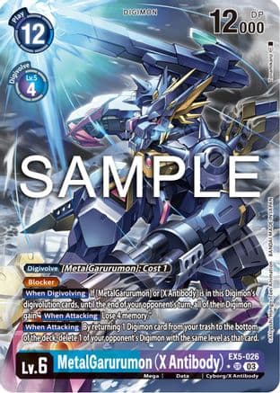 MetalGarurumon (X Antibody) (1 Star Alternate Art) — Animal Colosseum