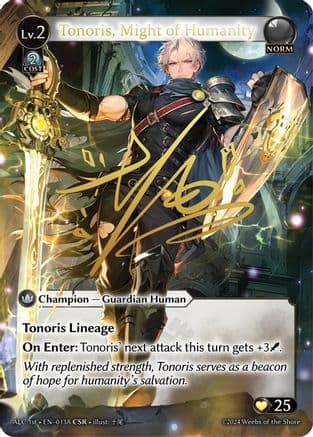 Tonoris, Might of Humanity (CSR) (013A) (ALC1E) — Alchemical Revolution