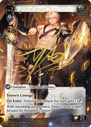 Tonoris, Might of Humanity (CSR) (013B) (ALC1E)