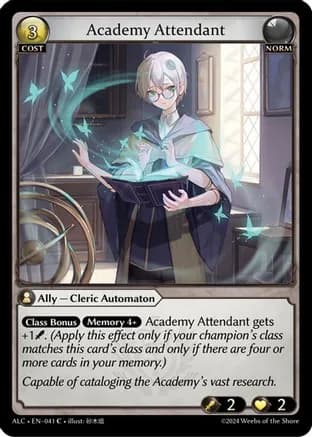 Academy Attendant — Alchemical Revolution