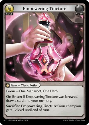 Empowering Tincture — Alchemical Revolution