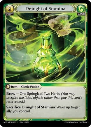 Draught of Stamina — Alchemical Revolution