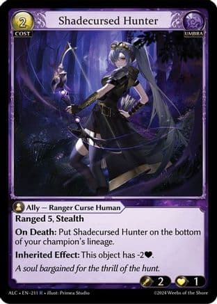 Shadecursed Hunter — Alchemical Revolution