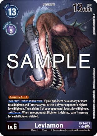 Leviamon (Alternate Art) — Animal Colosseum