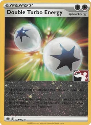 Double Turbo Energy - 151/172 (Cosmos Holo) — Prize Pack Series Cards