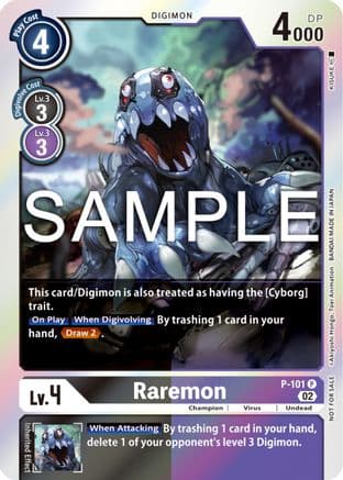 Raremon - P-101 (Limited Card Pack Ver.2) — Digimon Promotion Cards