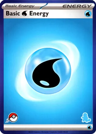 Basic Water Energy (Blue Border) — My First Battle