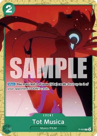 Tot Musica (Starter Deck 11: Uta Deck Battle) — One Piece Promotion Cards