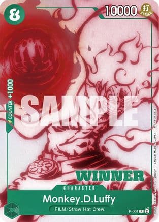 Monkey.D.Luffy (Starter Deck 11: Uta Deck Battle) [Winner] — One Piece Promotion Cards