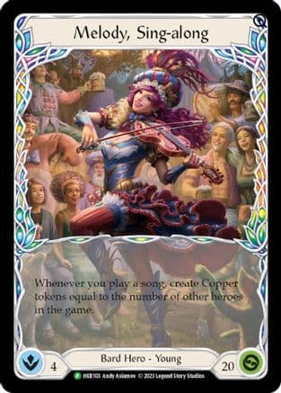 Melody, Sing-along - HER103 — Flesh and Blood: Promo Cards