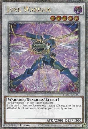 Junk Warrior (Quarter Century Secret Rare) — Yu-Gi-Oh! card