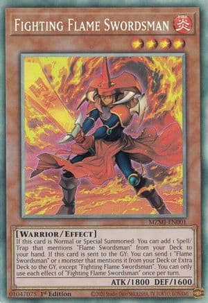 Fighting Flame Swordsman (CR) — Yu-Gi-Oh! card