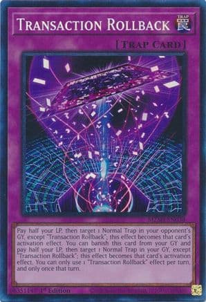 Transaction Rollback (CR) — Maze of Millennia Yu-Gi-Oh! card by SPYRO (NIGHTEND)