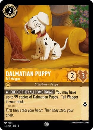 Dalmatian Puppy - Tail Wagger (4e/204) — Into the Inklands