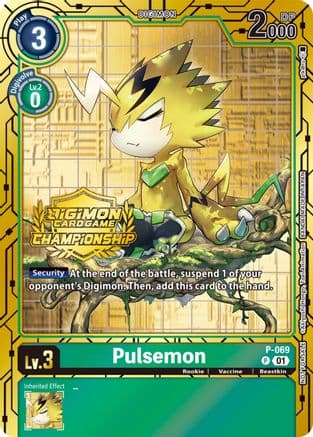 Pulsemon - P-069 (Championship 2023 Gold Card Set) — Digimon Promotion Cards