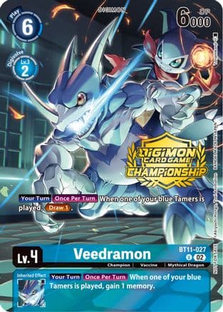 Veedramon (Championship 2023 Tamers Pack) — Dimensional Phase