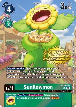 Sunflowmon (Championship 2023 Tamers Pack) — Xros Encounter