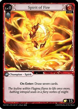 Spirit of Fire — Alchemical Revolution Starter Decks