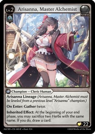 Arisanna, Master Alchemist — Alchemical Revolution Starter Decks